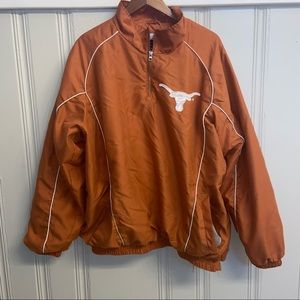 University of Texas longhorns logo Half-zip Pullover men’s xxl